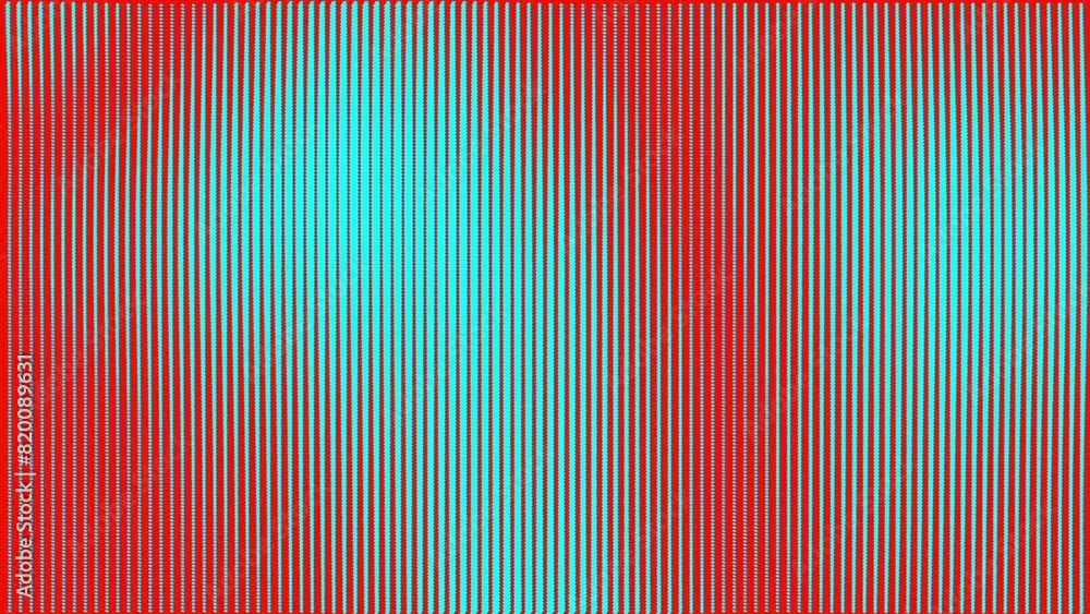 Poster seamless red blue zippy stripe curl background loop. waving bright looped colorful creative.