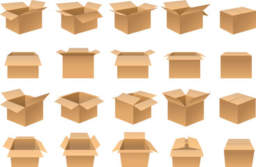 Cardboard box collection