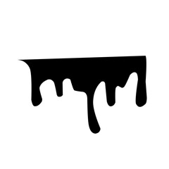 black dripping liquid
