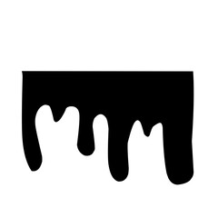 black dripping liquid