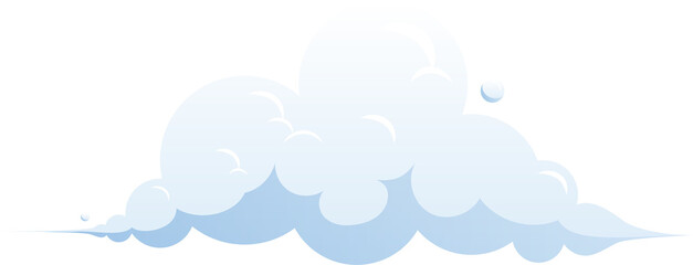 blue Cloud sky Curve bubble comfort feeling illustration design isolate
