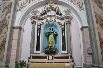 Macchiagodena - Statua ottocentesca dell'Immacolata nella Chiesa di Sant'Antonio di Padova