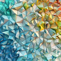 abstract background with triangles 3d