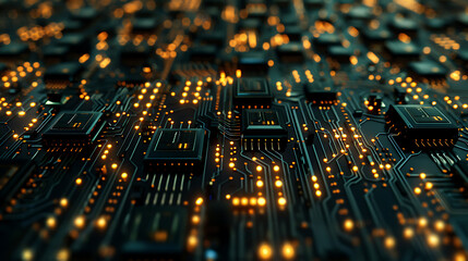 Obraz premium background of technology