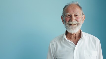 Portrait of a Cheerful Senior Man