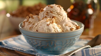 Sweet Sensation: Lactose-Free Sesame Ice Cream Treat