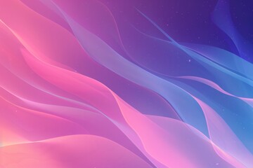 Abstract soft gradient waves background. AI generative