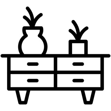 recommend clip art: drawer line icon