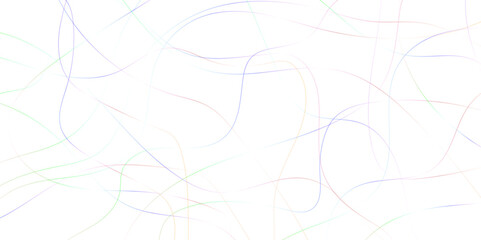 Seamless luxury geometric premium golden random chaotic scribble lines on transparent background. Abstract white background colorful lines. Futuristic digital smoke motion backdrop technology texture.