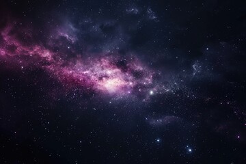 Colorful galaxy with vibrant colors and stars
