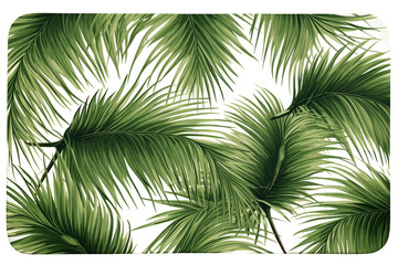 Exotic Palm Tree Rug Decor