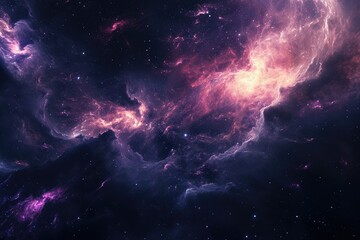 Naklejka premium Beautiful galaxy background with vibrant colors