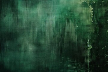 Dark green canvas grungy background or texture - Generative ai