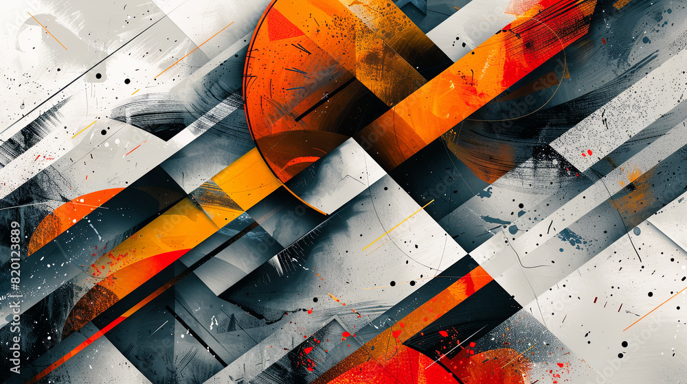 Poster abstract colorful grunge background with copy space for text or image