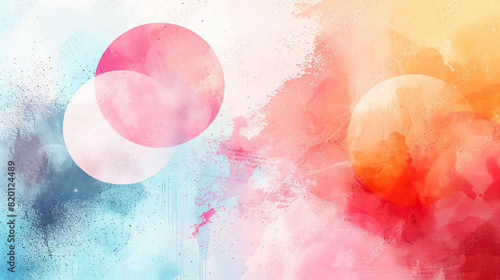 Aufkleber abstract colorful watercolor background with space for your text or image.