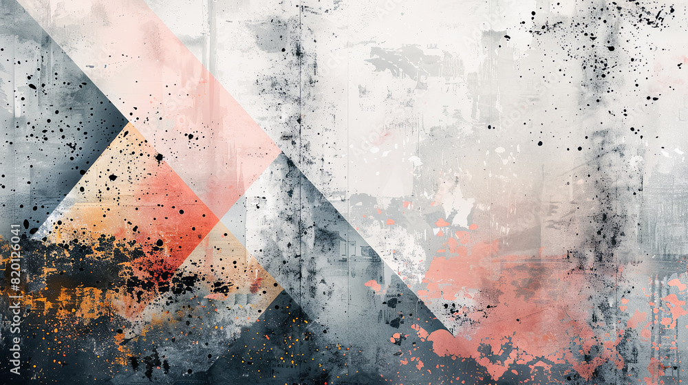 Poster grunge abstract background with space for your text or image.