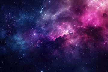 Amazing galaxy with cosmic dust and nebulas