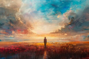 Cast your gaze toward the horizon, where dreams and aspirations merge, painting a portrait of a future brimming with potential