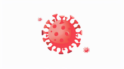 Illustration of a virus .