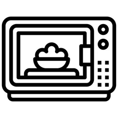MICROWAVE,oven,electric device,cooking,hotel.svg