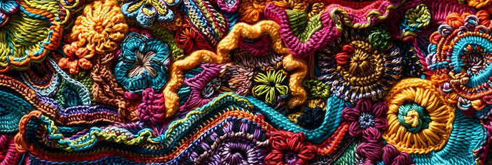 The Symphony of Colors in Meticulously Knitted Patterns: A Spectacle of Art and Craft