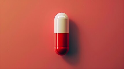 A minimalist representation of medicine pills.