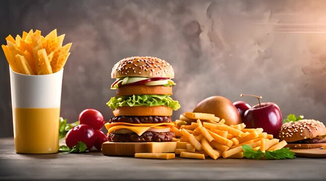 Eating unhealthy snacks and fast food, which are often high in trans fats and sugars, may increase the risk of cancer.
