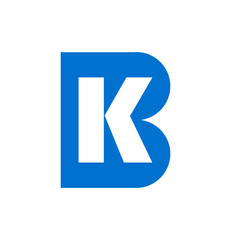 BK letter brand monogram