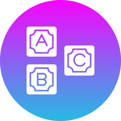 Abc Block Icon