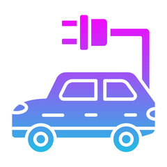 Electric Car Icon