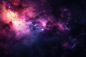 Obraz premium Amazing galaxy with cosmic dust and nebulas