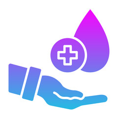 Fototapeta premium Blood Donation Icon