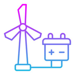 Wind Energy Icon