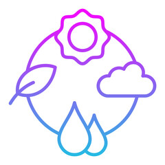 Obraz premium Ecosystem Icon