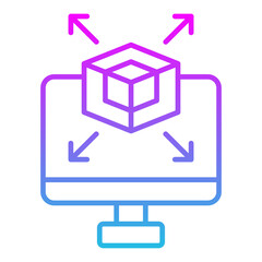 3d Modeling Icon