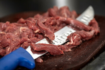 Fresh raw beef filet mignon