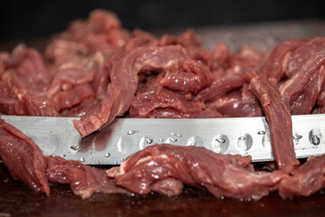 Fresh raw beef filet mignon