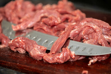 Fresh raw beef filet mignon