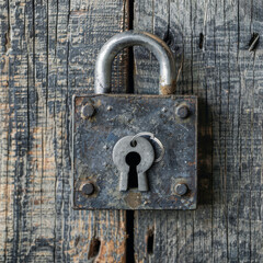 Estate concept with symbol of security