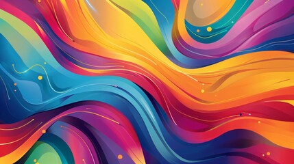Colorful abstract background for promoting upcoming events