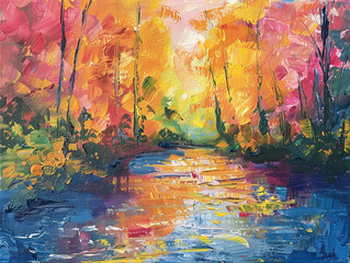Impressionist painting	