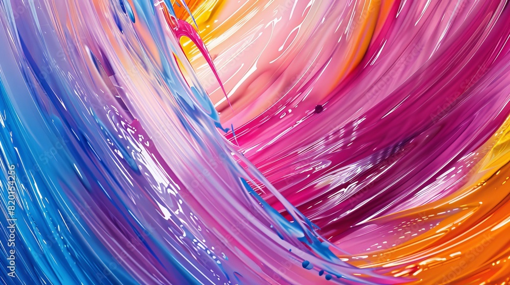 Poster vibrant lines dance across a vibrant abstract backdrop, creating a mesmerizing visual spectacle.