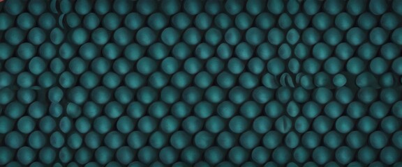 Close-up of a textured surface pattern of blue bubbles, creating a dense and tactile visual effect, ideal for backgrounds.