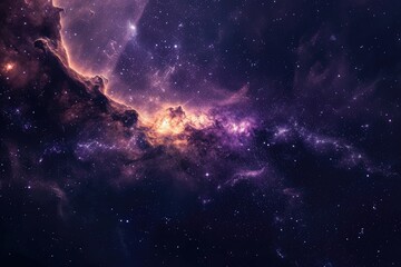 Fototapeta premium Amazing galaxy with nebulas and cosmic dust