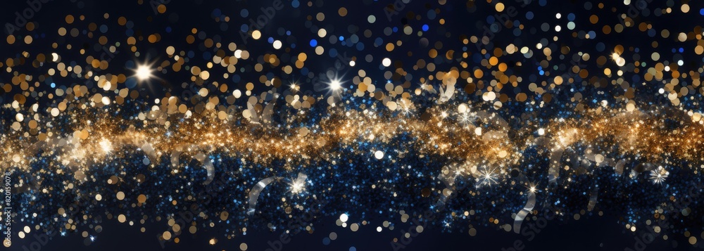 Poster a shimmering silver glitter background with soft bokeh lights, creating a festive and magical atmosp