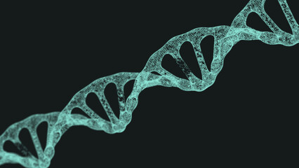 Human DNA .Biotechnology, biochemistry, genetics and medicine concept. 