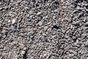 Crushed gravel texture