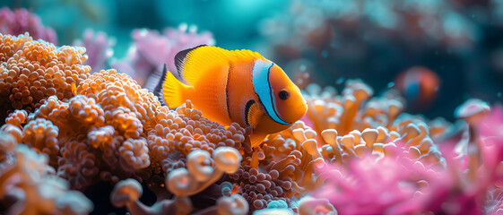 Marine Color Palette  Highlight the vivid colors of marine life