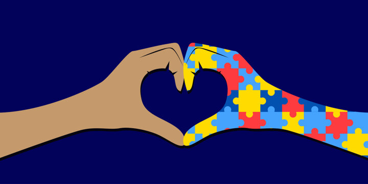 Autistic rainbow eight infinity symbol icon vector. World autism awareness day, Understanding Love Concept, World Autism Spectrum Disorder Awareness Day, Neurodiversity aware