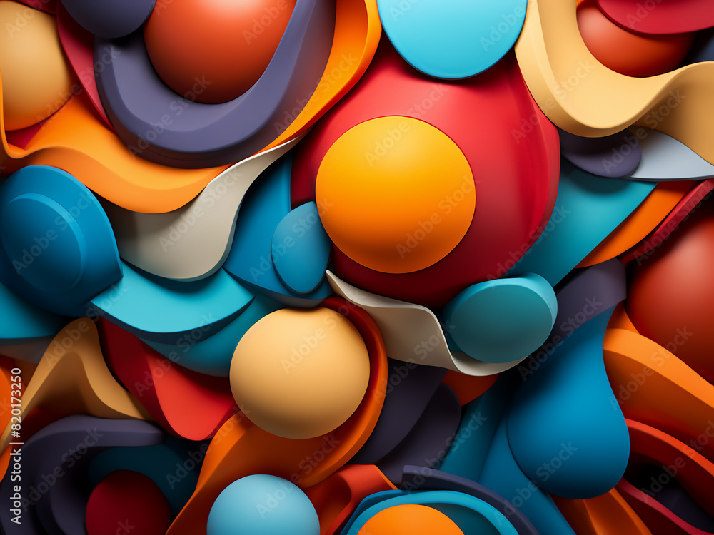 Poster colorful defocused lights create an abstract bokeh background